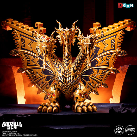 King Ghidorah - Vinyl Designer Figure by Urban Aztec - Golden Dragon Variant