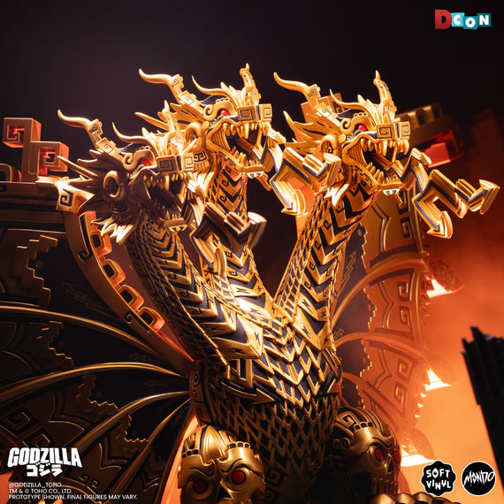 King Ghidorah - Vinyl Designer Figure by Urban Aztec - Golden Dragon Variant