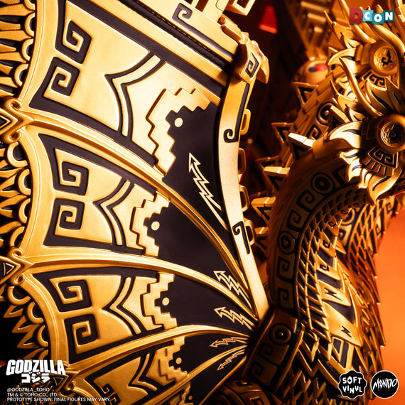 King Ghidorah - Vinyl Designer Figure by Urban Aztec - Golden Dragon Variant