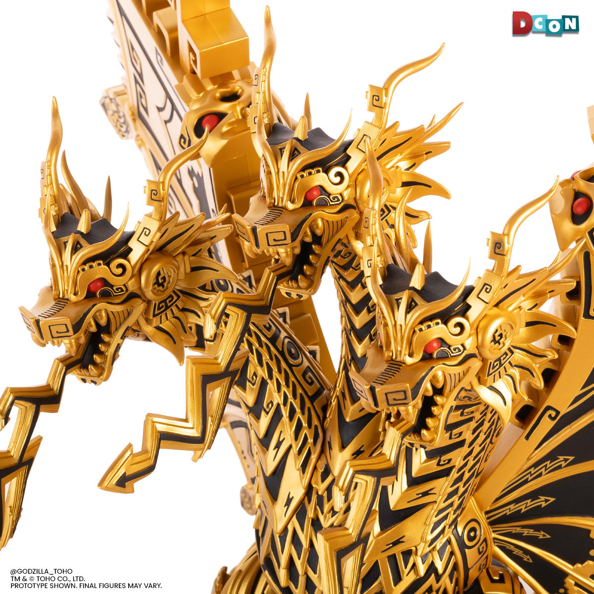King Ghidorah - Vinyl Designer Figure by Urban Aztec - Golden