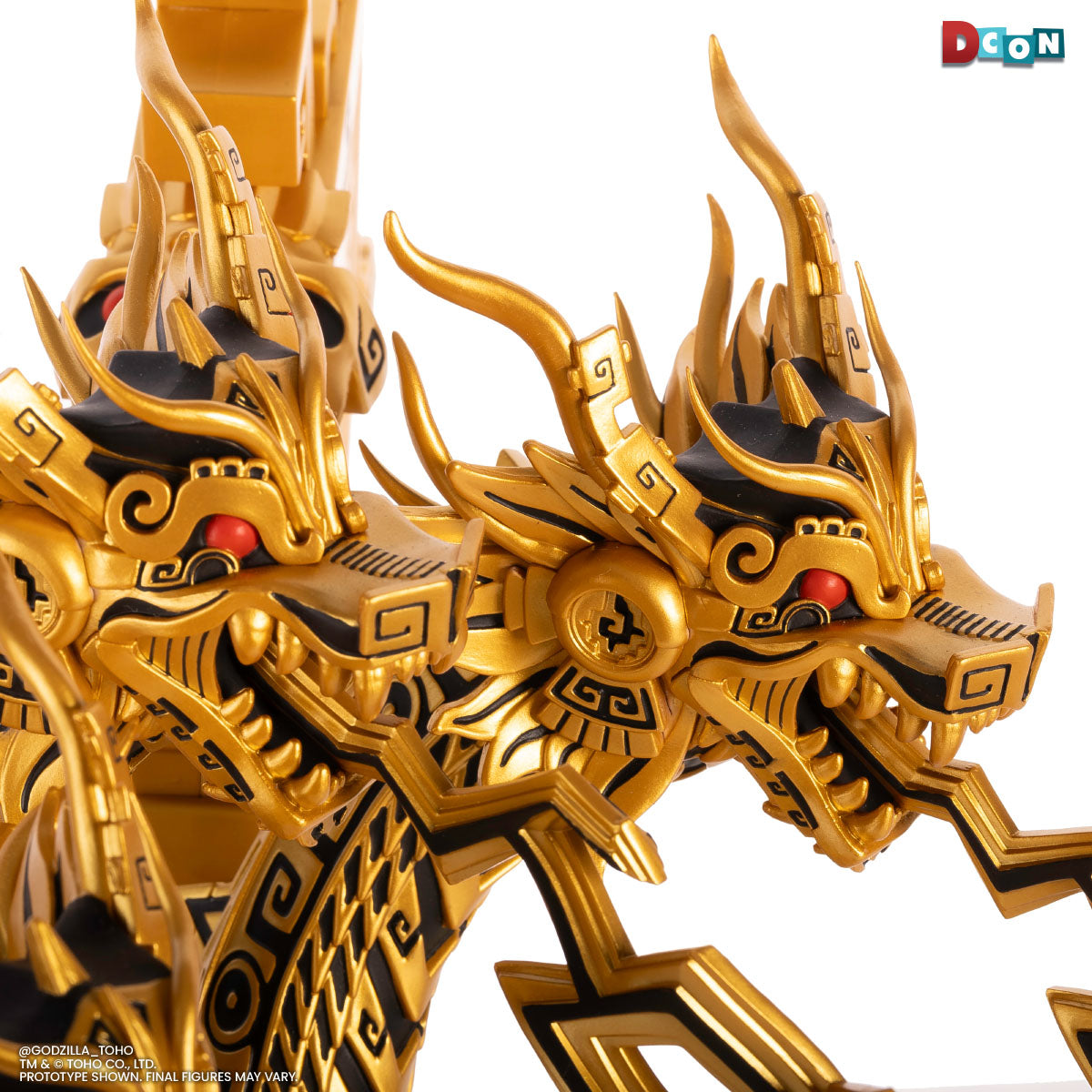 King Ghidorah - Vinyl Designer Figure by Urban Aztec - Golden