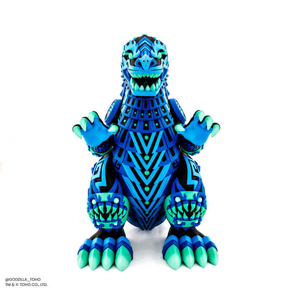 Godzilla - Vinyl Designer Figure by Urban Aztec - Heat Ray Variant Timed Edition