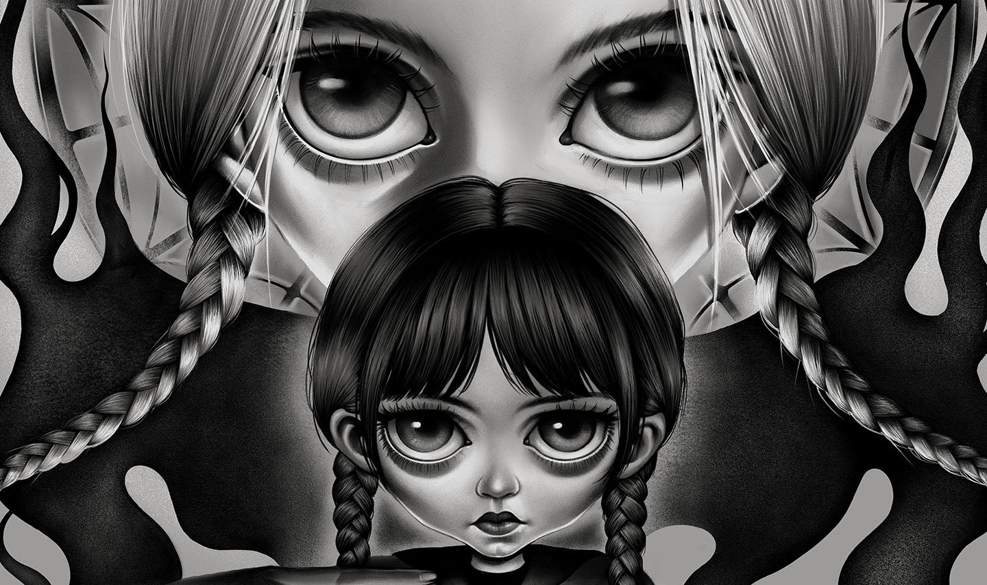 Wednesday Foil Variant Poster – Mondo