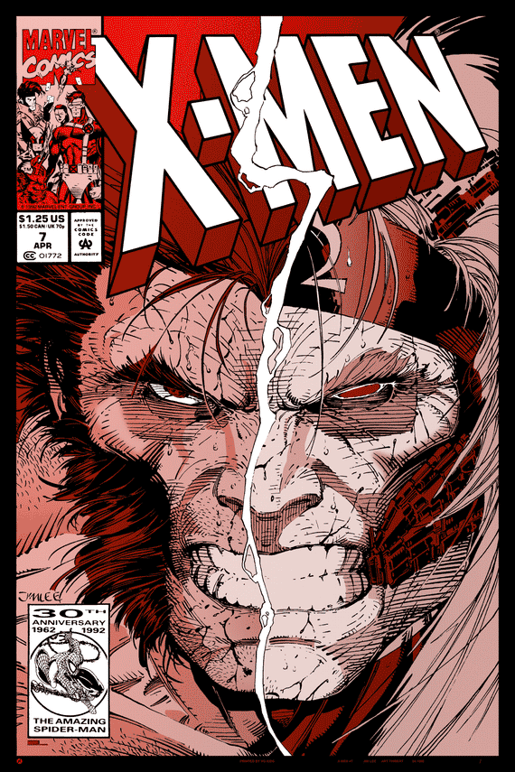 X-Men #7 Foil Variant Poster