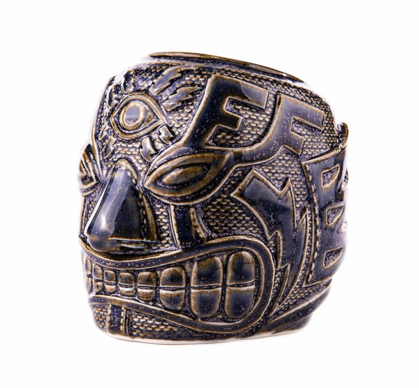 El Ojo Fantastico Tiki Mug - Fuego Azul