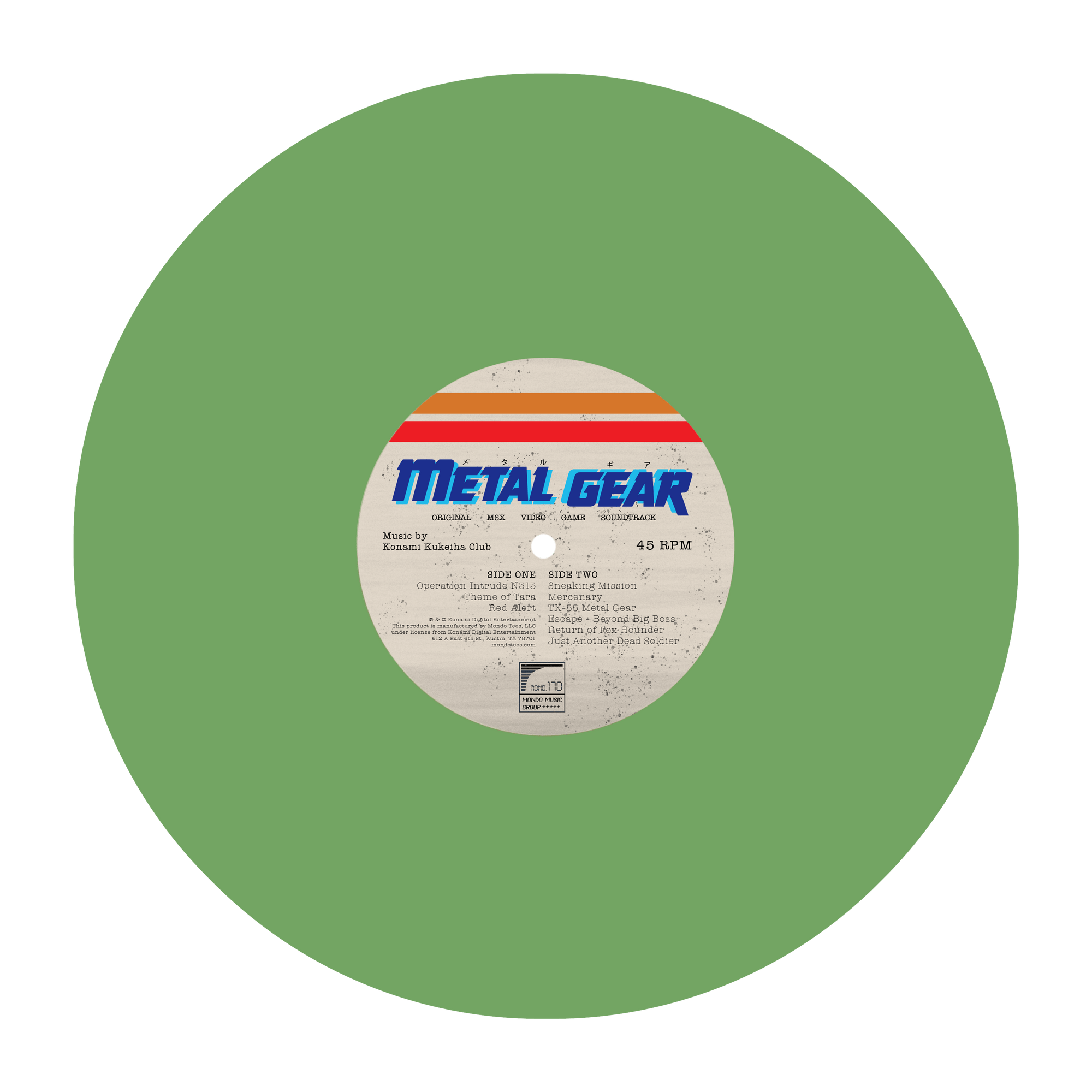 Metal Gear – Original MSX2 Video Game Soundtrack 10 Metal Gear – Original MSX2 Video Game Soundtrack 10