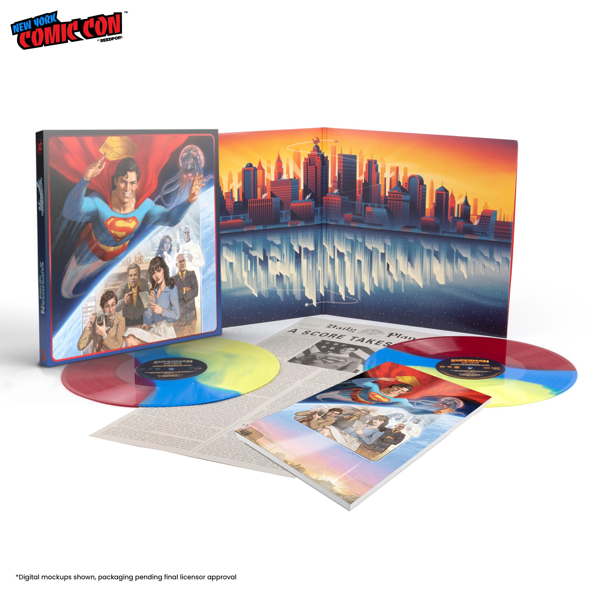 Superman: The Movie 2XLP & Graphic Novel Box Set – Mondo