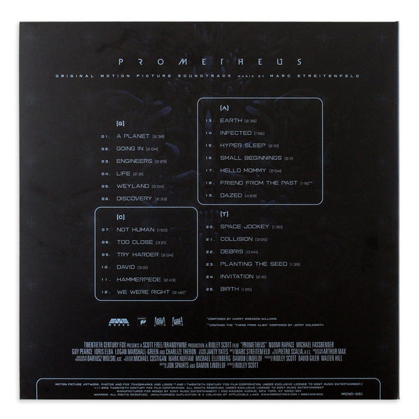 Prometheus - Original Motion Picture Soundtrack 2XLP