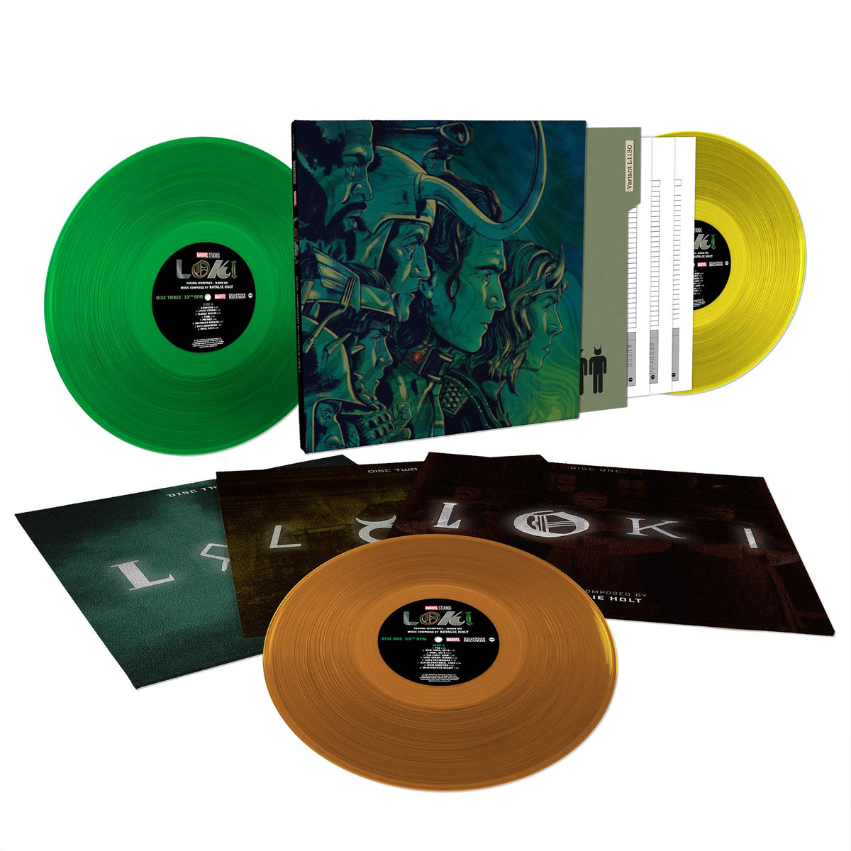Loki Soundtrack Marvel's LOKI: Original Soundtrack - Season One 3XLP – Mondo