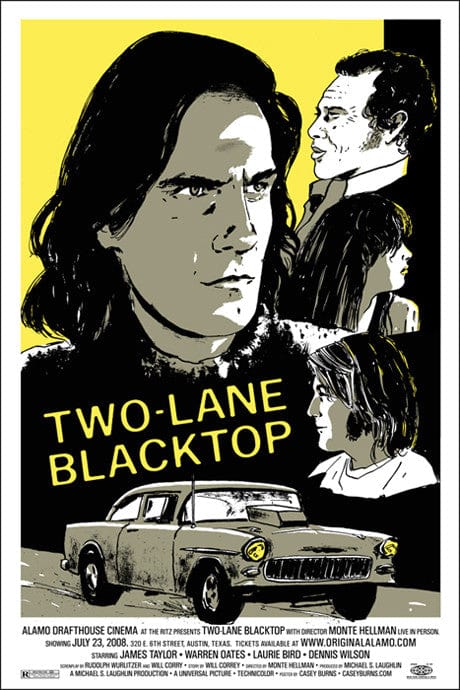 Two Lane Blacktop Casey Burns poster