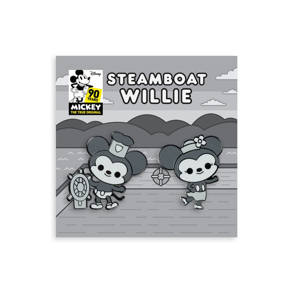 Steamboat Willie Enamel Pin Set