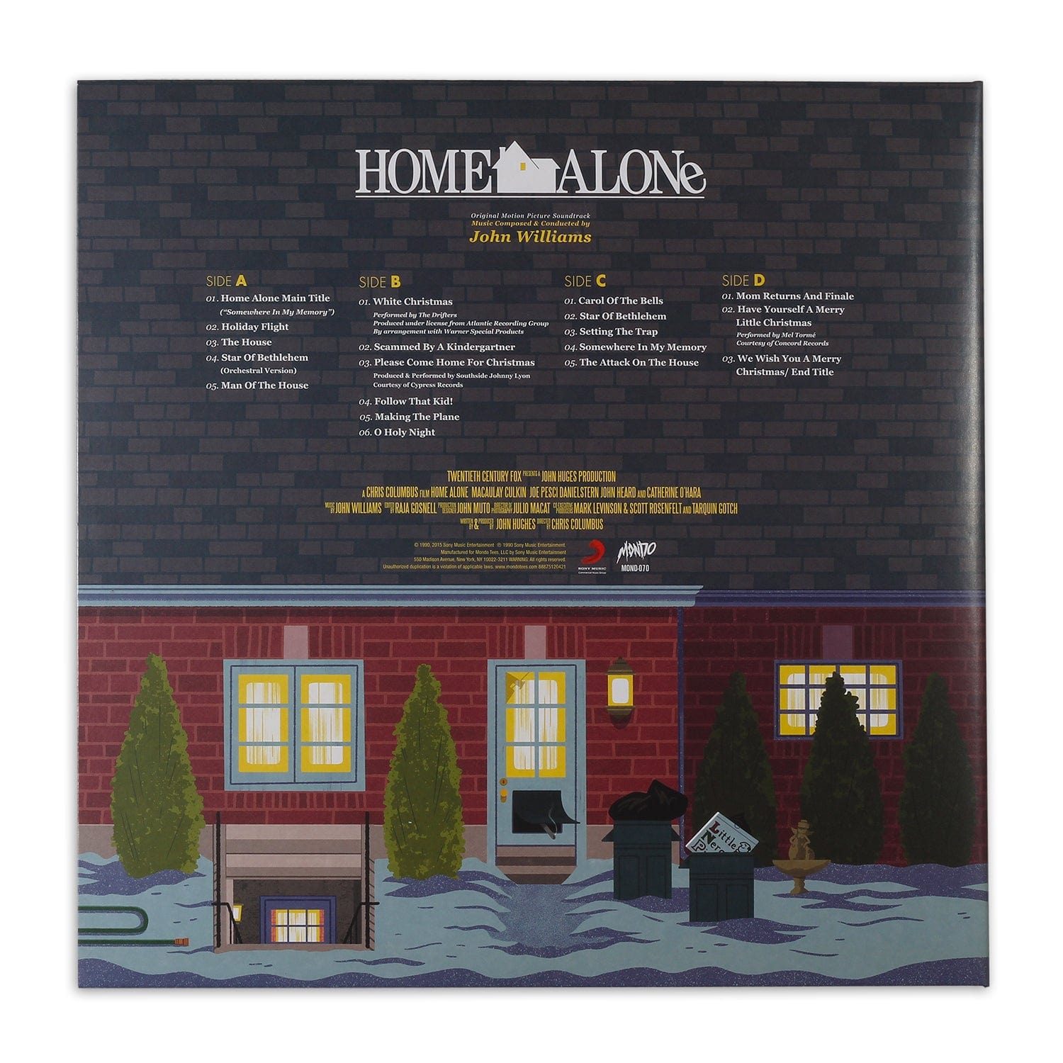 Home Alone- Original MP Soundtrack 2xLP (OBI, Mondo, top RedGreen variant)