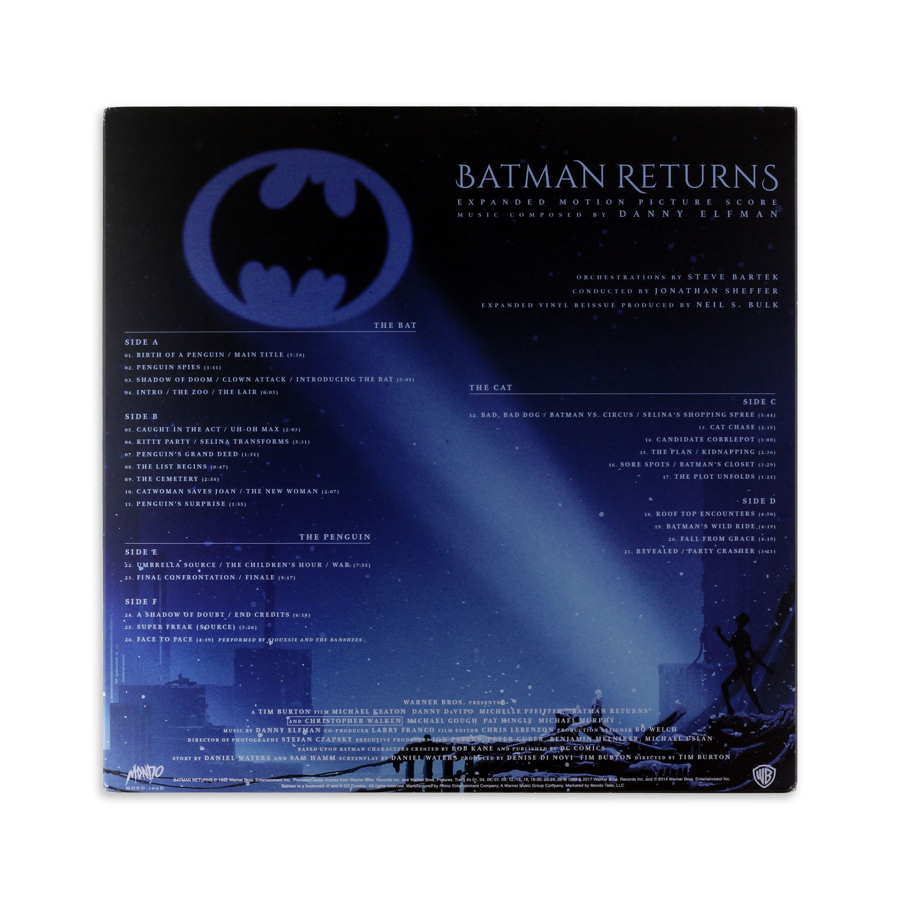 Batman Returns – Expanded Motion Picture Score 3XLP – Mondo