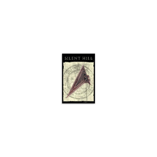 Red Pyramid Thing Enamel Pin