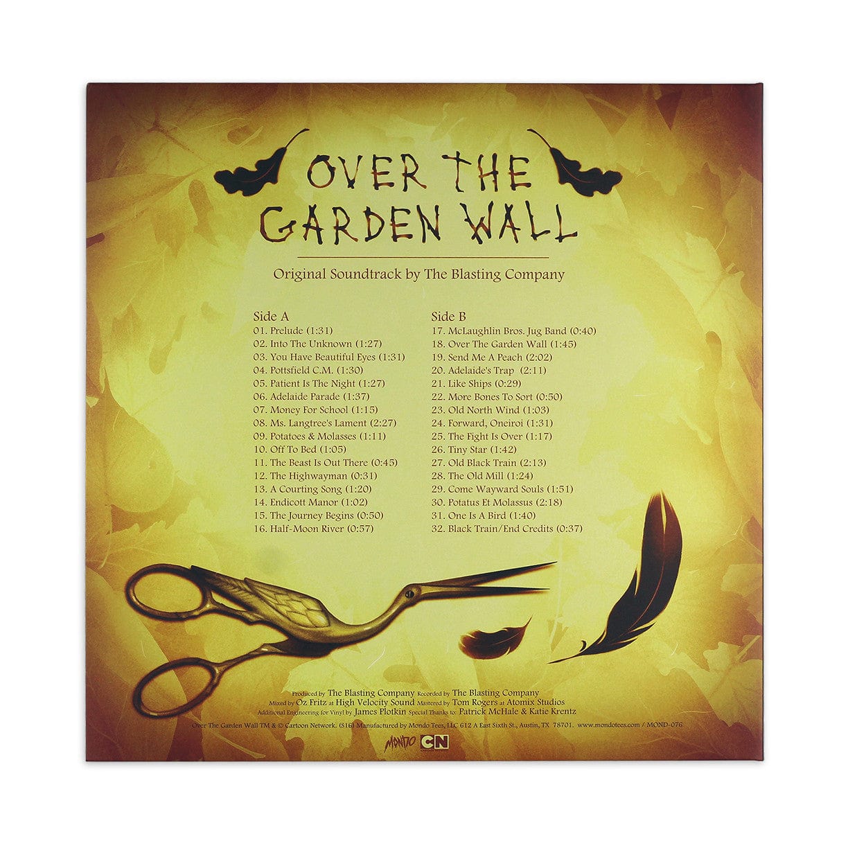 Over The Garden Wall – Original Soundtrack LP –