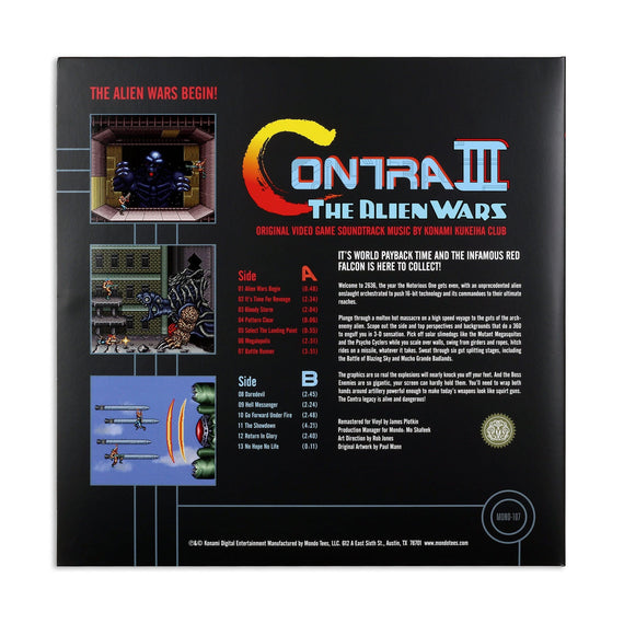 Contra 3: The Alien Wars – Original Video Game Soundtrack LP