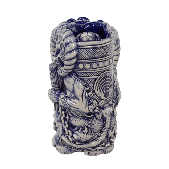 Krampus Designer Series Tiki Mug (Blue Wiped)