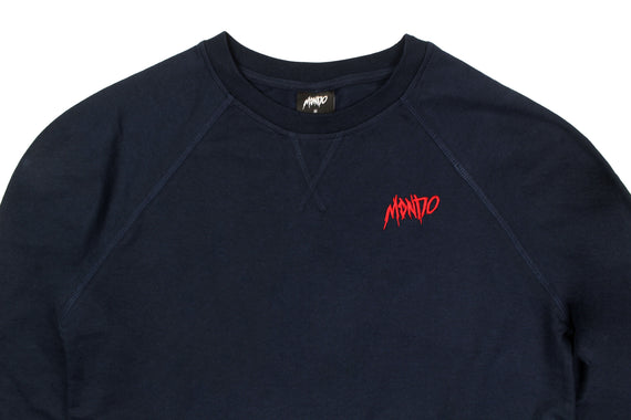 Mondo Thrasher Embroidered Crew Neck Sweatshirt