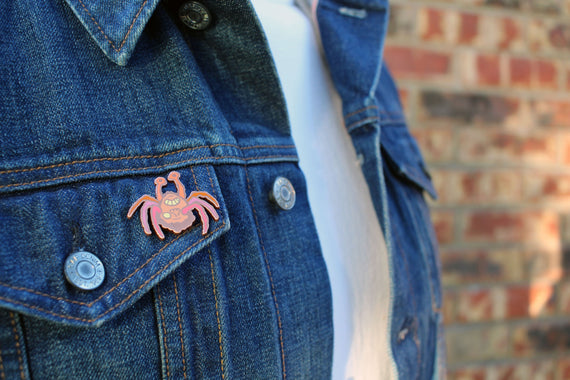 Infected Creature Enamel Pin