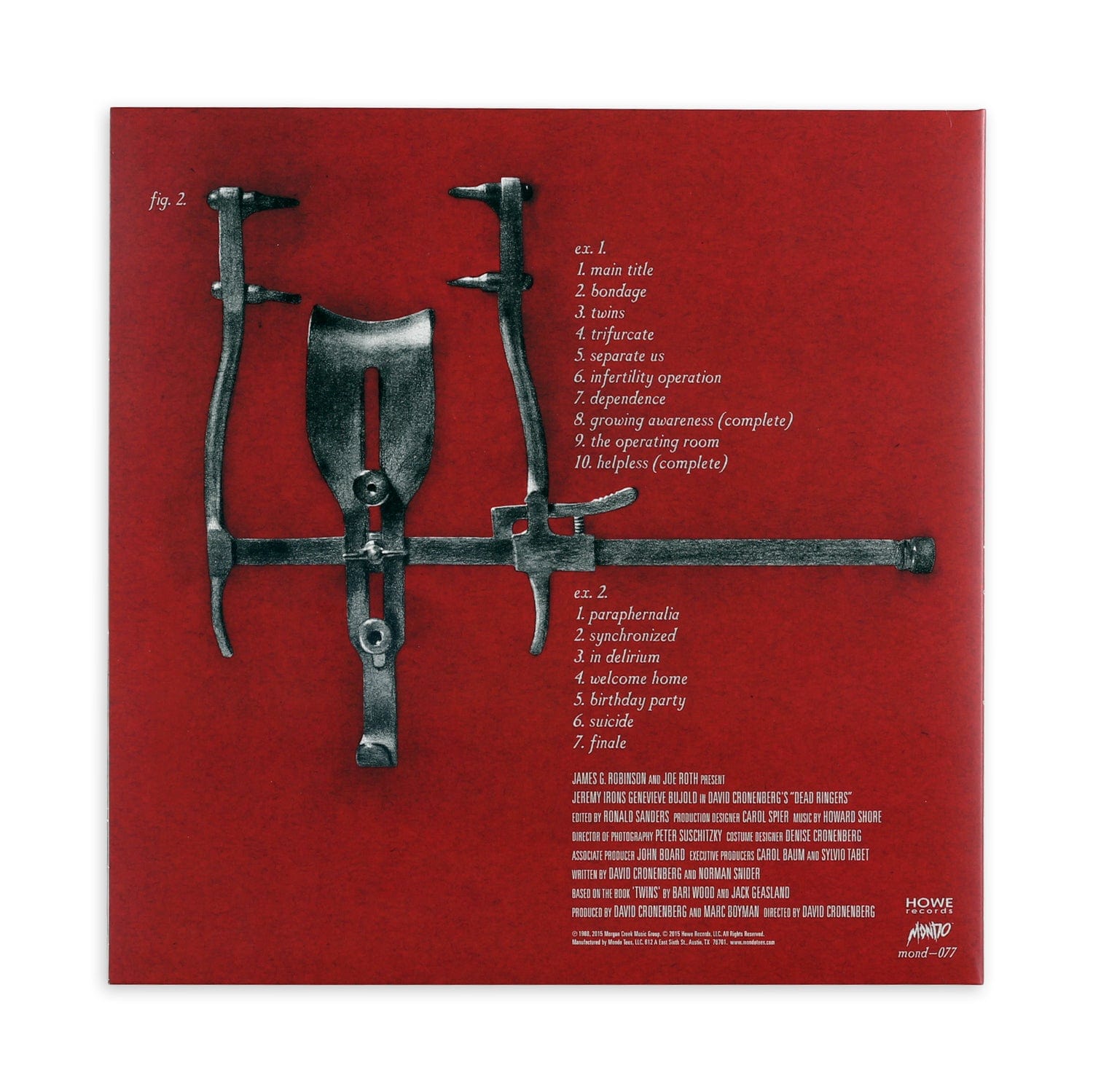 Dead Ringers – Original Motion Picture Soundtrack LP – Mondo