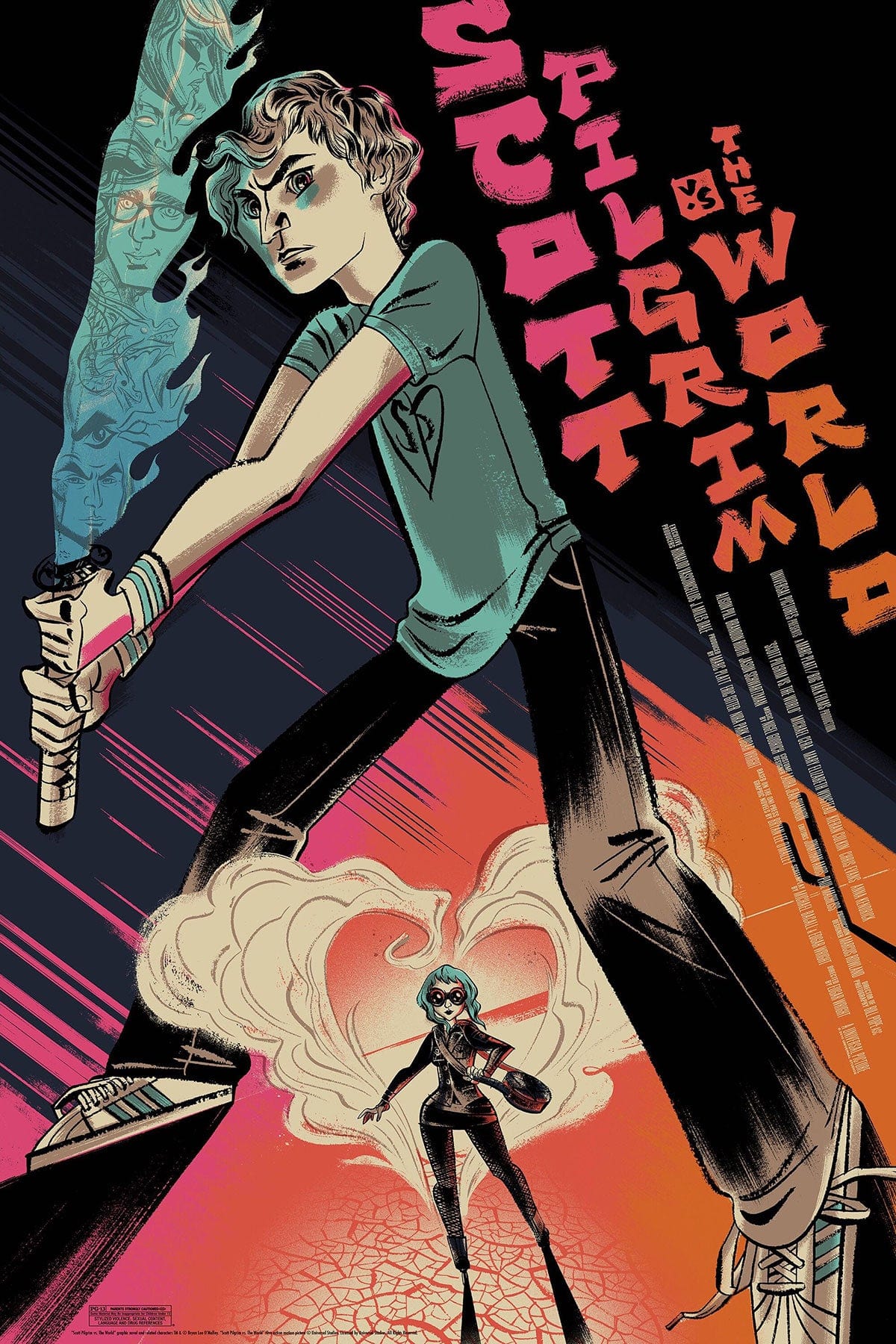 Scott Pilgrim Vs The World Poster – Mondo