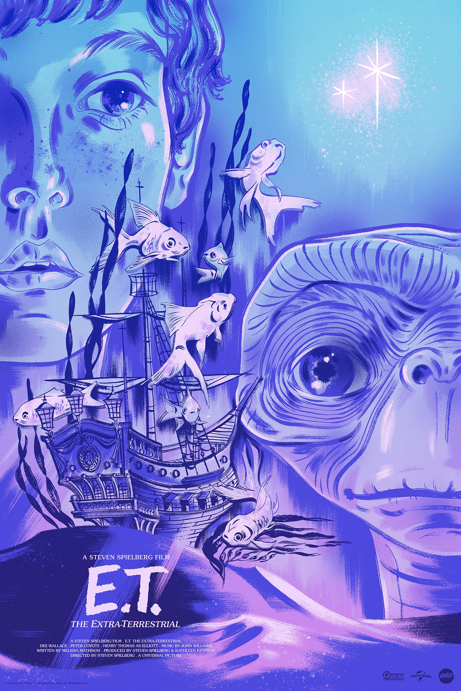 E T the Extra Terrestrial Poster Mondo
