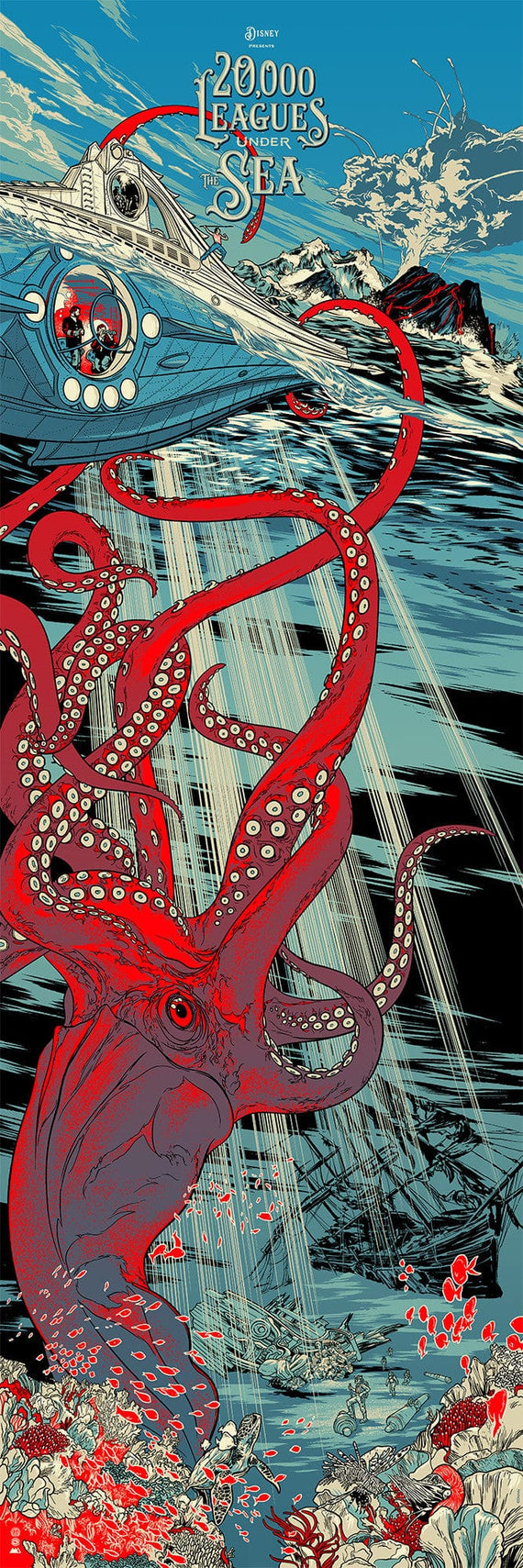 Mondo X Cyclops Print Works Print #29: 20,000 Leagues Under The Sea
