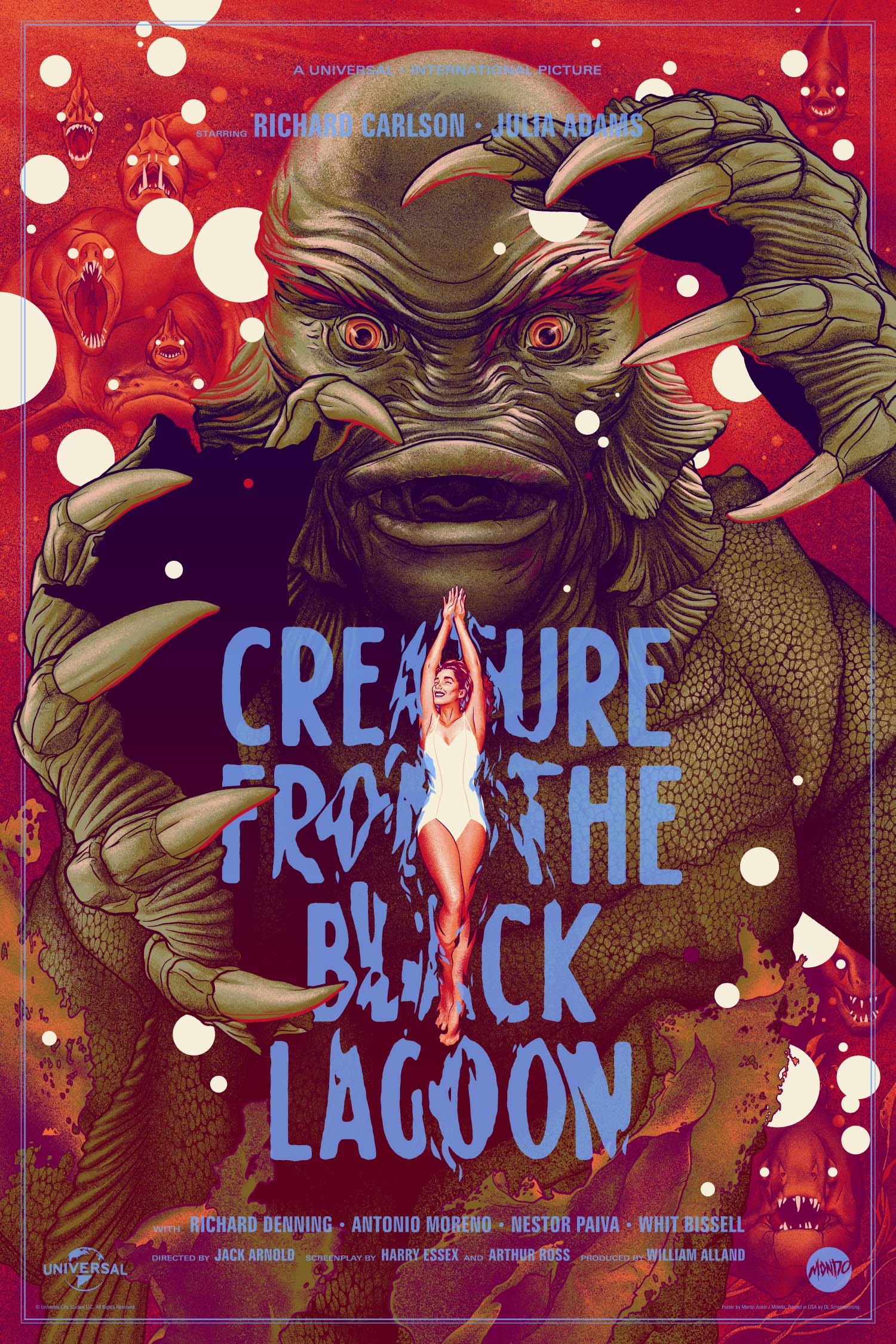 Balcknow Creature Creature From The Black Lagoon Mondo Poster
