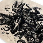 The Thing Linocut Poster