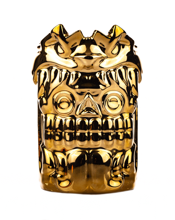 Mouth of the Serpent Designer Series Tiki Mug (Aztec Gold)