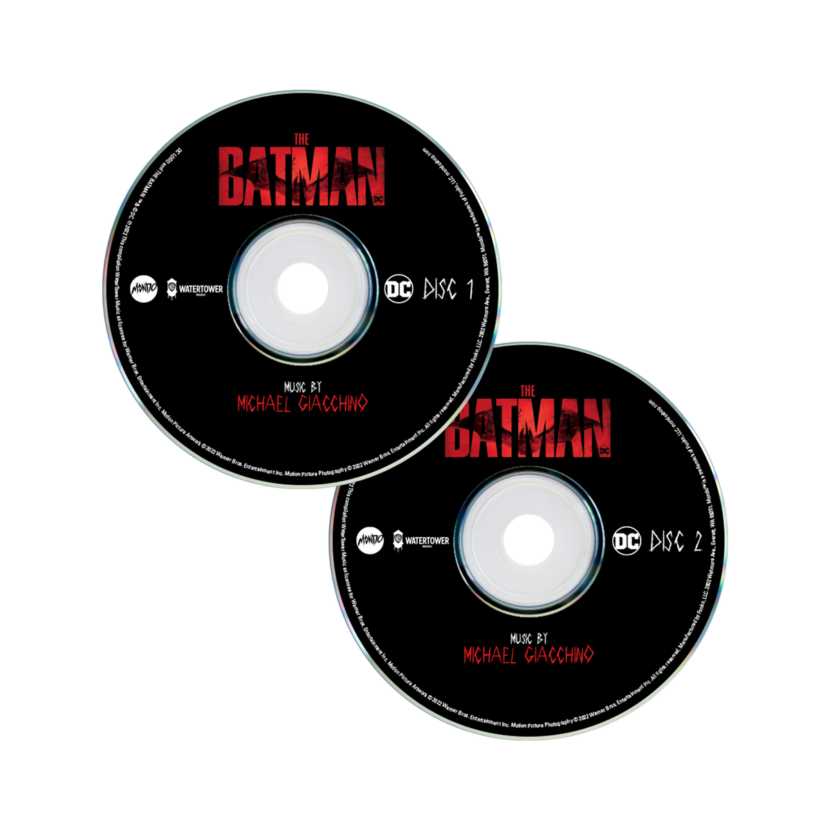 Batman Clean Single The Batman - Original Motion Picture Soundtrack 2XCD – Mondo