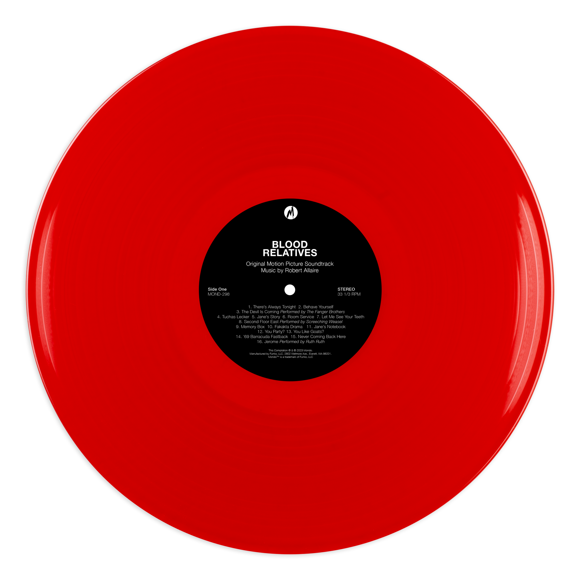 Blood Relatives - Original Motion Picture Soundtrack LP – Mondo