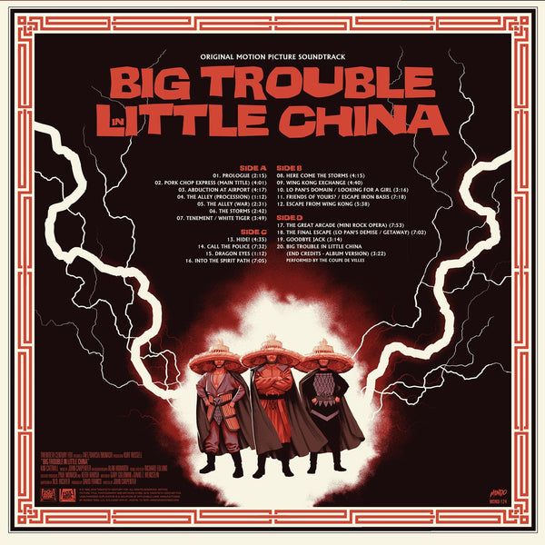Big Trouble In Little China – Original Motion Picture Soundtrack 2XLP