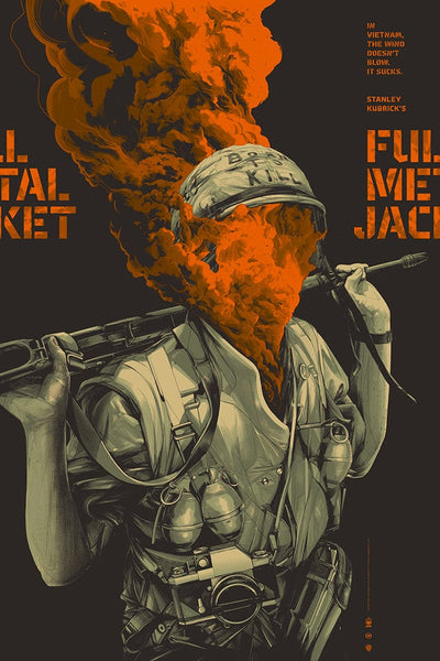 Full Metal Jacket (Variant) Poster – Mondo