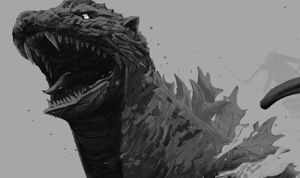 Godzilla Screenprinted Poster