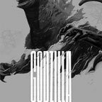 Godzilla Screenprinted Poster