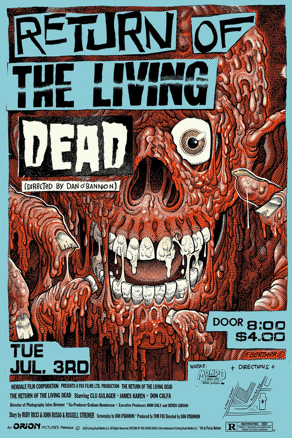 Return of the Living Dead (Nothing Left Inside Variant) Poster
