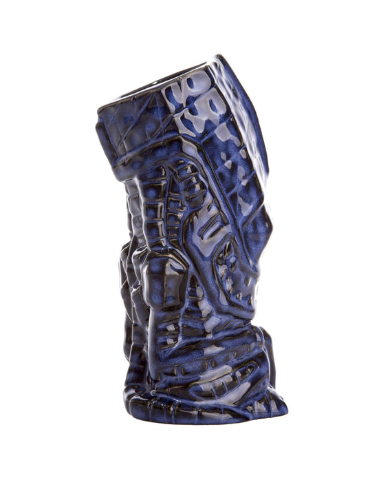 Aliens Ceramic Tiki Mug (Blue)