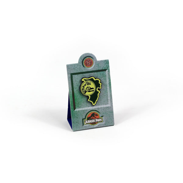 Jurassic Park Brachiosaurus Paddock Sign Enamel Pin Mondo 