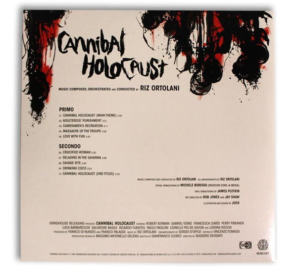 Cannibal Holocaust – Original Motion Picture Soundtrack LP