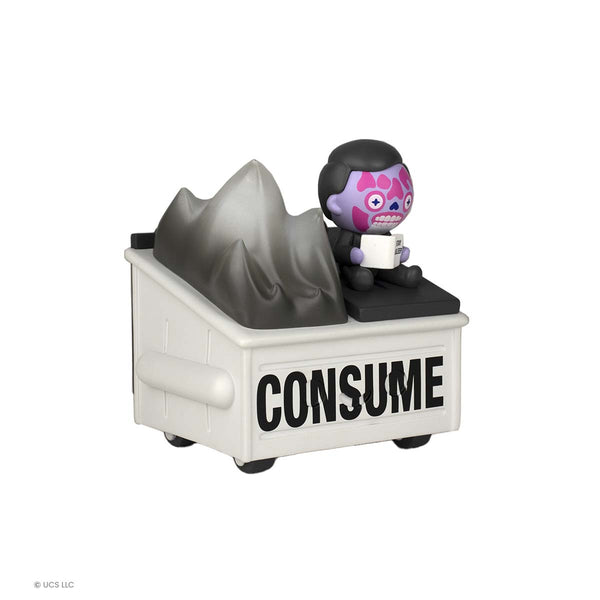 100% Soft x Mondo - THEY LIVE Dumpster Fire Vinyl Figure