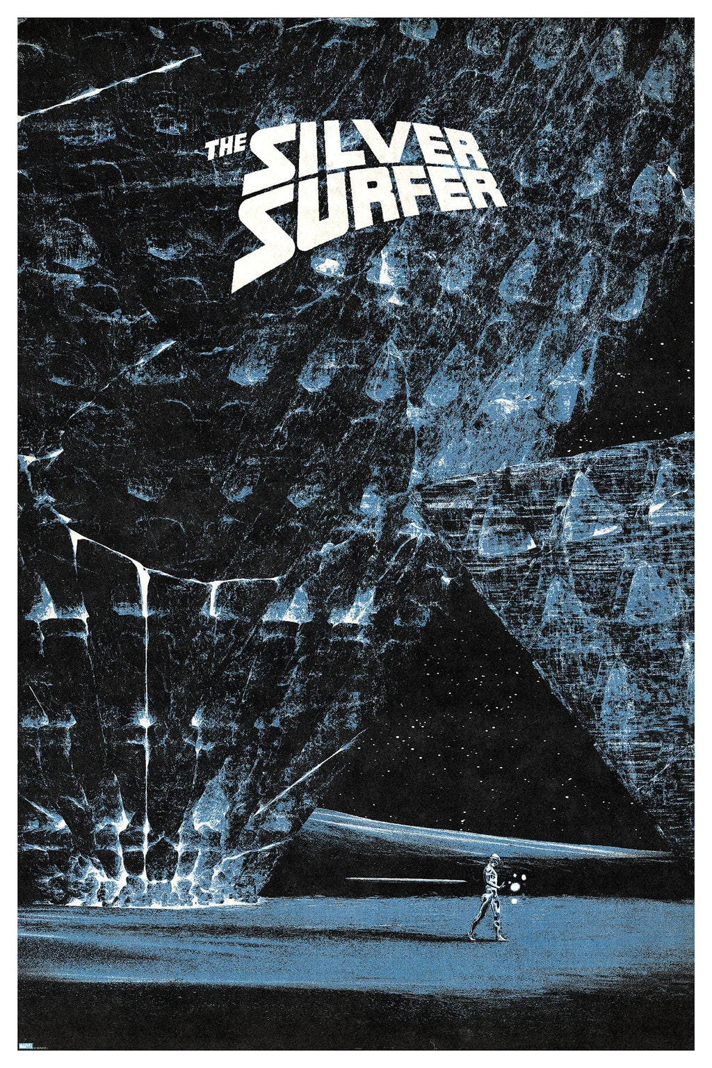 Silver Surfer Screenprinted Poster Mondo