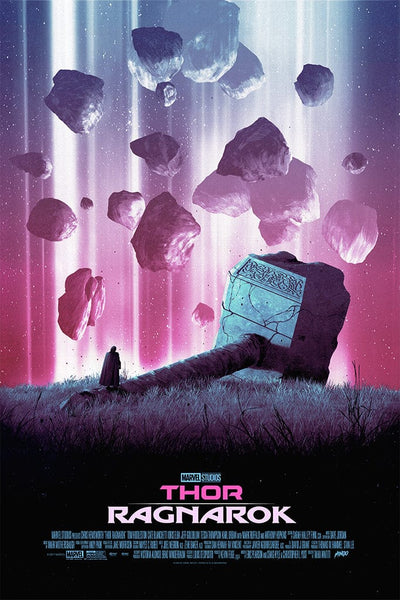 Thor: Ragnarok Screenprinted Poster – Mondo