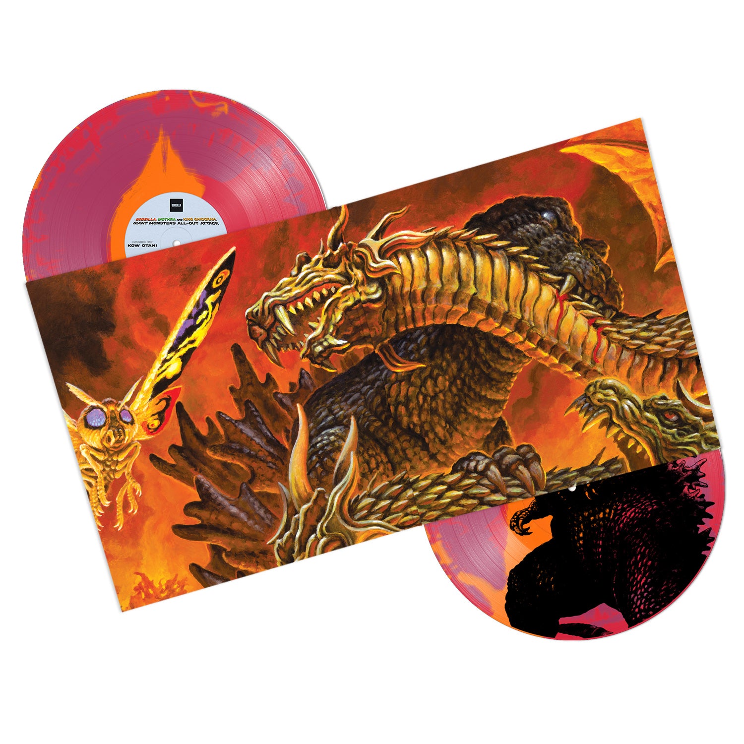 godzilla and all monsters Godzilla, Mothra & King Ghidorah: Giant Monsters All-Out Attack Original Motion Picture Soundtrack 2XLP