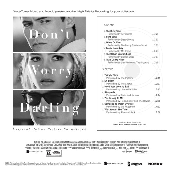 Don't Worry Darling - Original Motion Picture Soundtrack LP