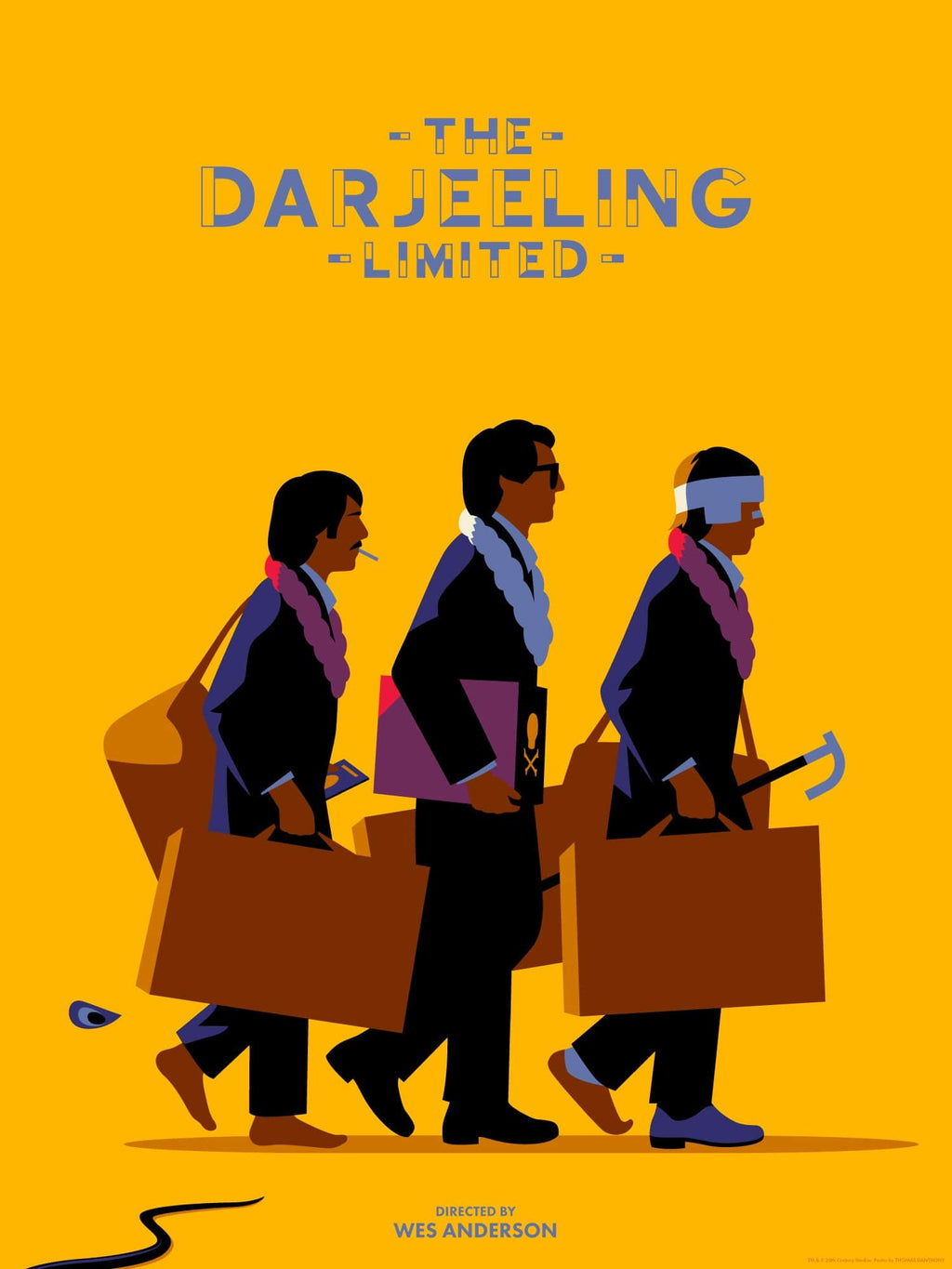 The Darjeeling Limited' Poster by Kurizura Art
