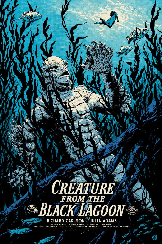 Creature from the Black Lagoon Variant Poster – Mondo