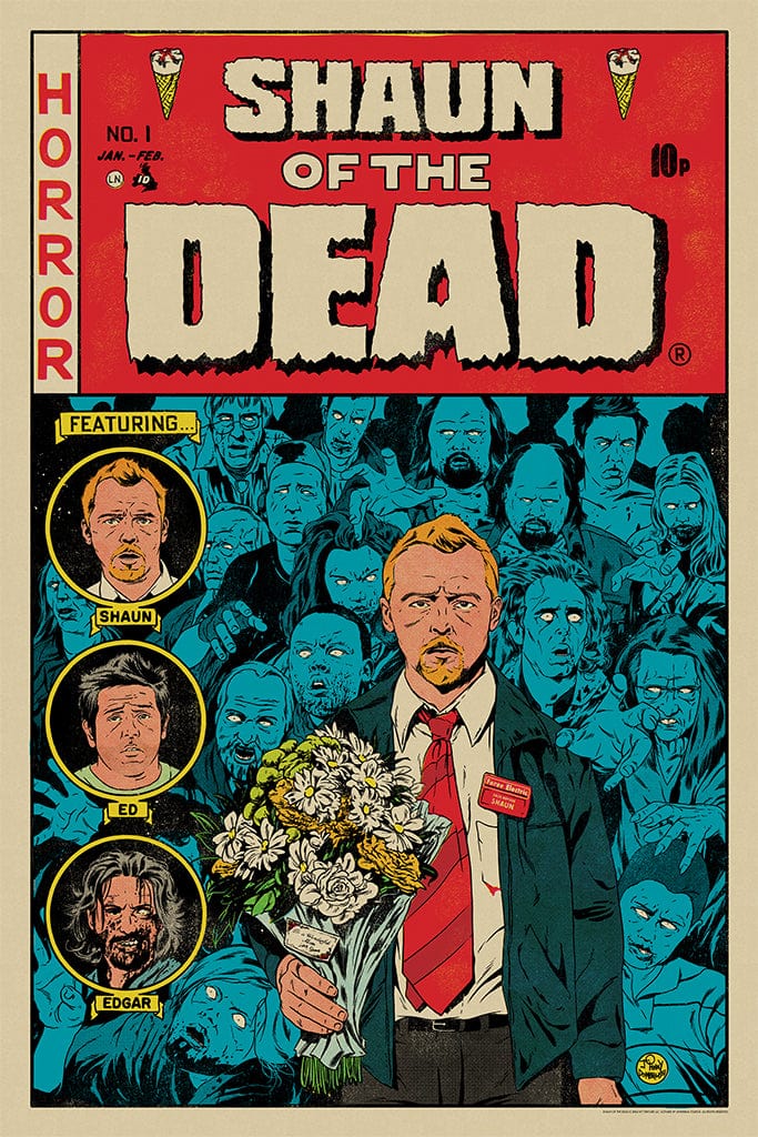 Shaun of the Dead Poster Mondo