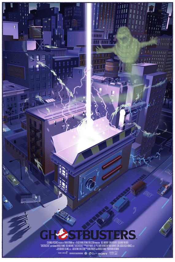 Ghostbusters Poster by Laurent Durieux