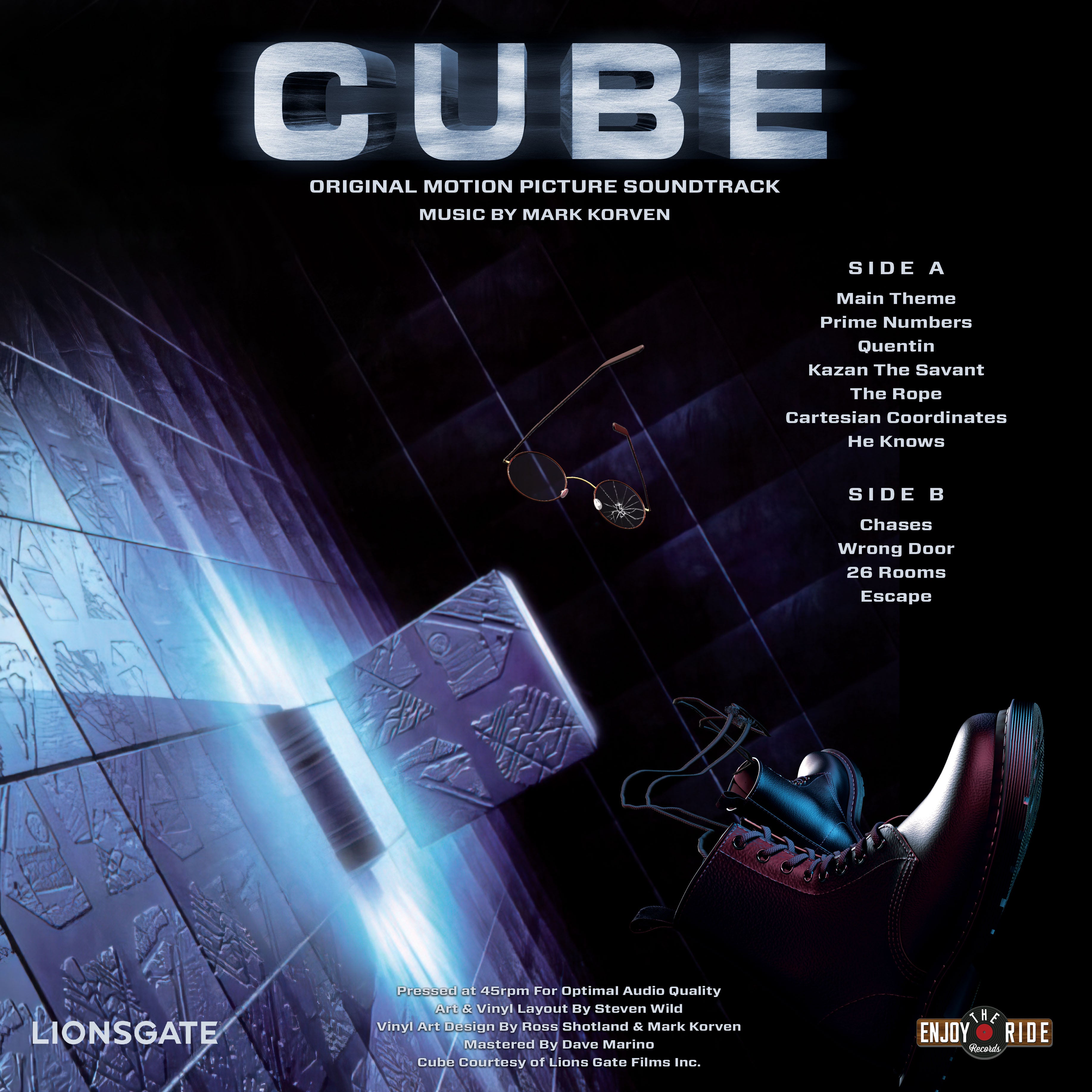 Cube - Original Motion Picture Soundtrack LP – Mondo